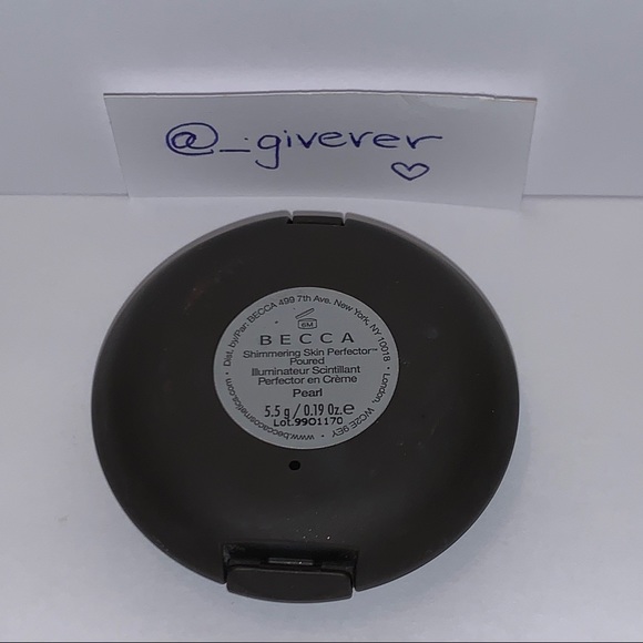 Pearl BECCA Shimmering Skin Perfector Poured Highlighter Cream - Picture 6 of 14